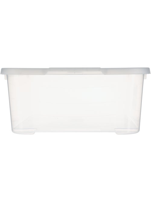 Boîte de rangement transparente 30L avec couvercle STORE N' BOX - Kiabi