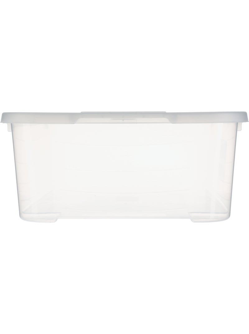 Boîte de rangement transparente 30L avec couvercle STORE N' BOX Transparent - Kiabi