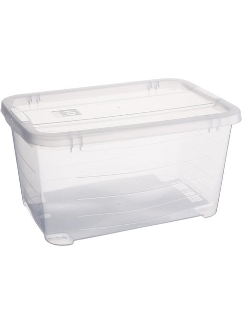 Boîte de rangement transparente 5L avec couvercle STORE N' BOX - Kiabi