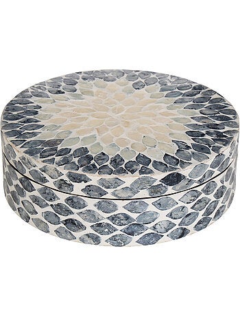 Boîte décorative D25,5cm nacrée e SHEILA
