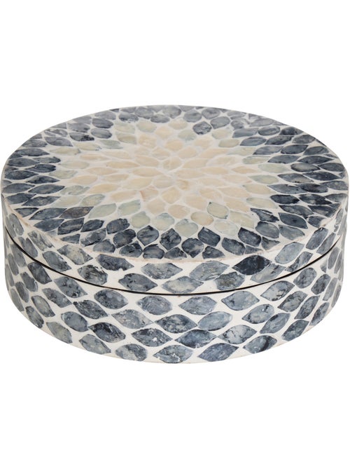 Boîte décorative D25,5cm nacrée e SHEILA - Kiabi