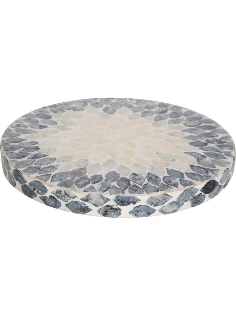 Boîte décorative D25,5cm nacrée e SHEILA Gris - Kiabi