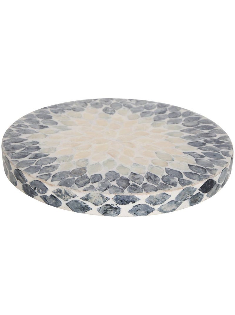 Boîte décorative D25,5cm nacrée e SHEILA Gris - Kiabi