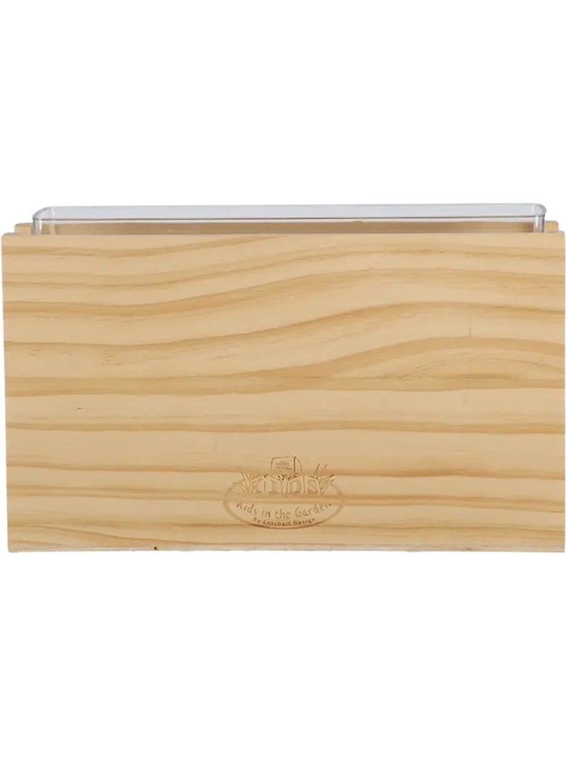 Boîte d'observation des racines en bois Beige - Kiabi