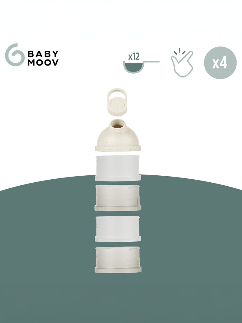 Boite doseuse lait 4 compartiments ' Babymoov' beige - Kiabi