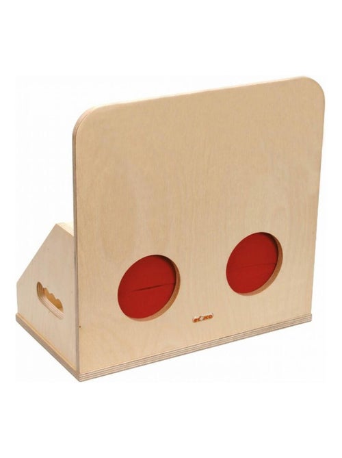 Boîte en bois tactile 'Educo' - jeu Montessori - Kiabi