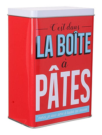 Boîte en métal LA BOITE A Pâtes