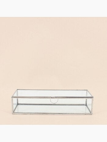 Boite en verre 30x11cm