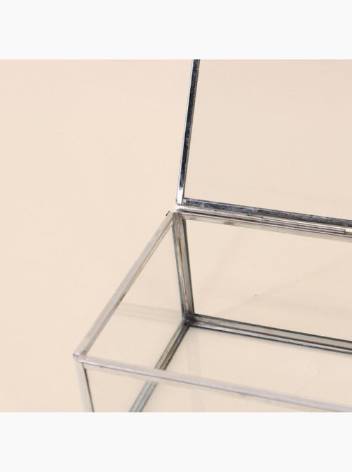 Boite en verre 30x11cm - Kiabi
