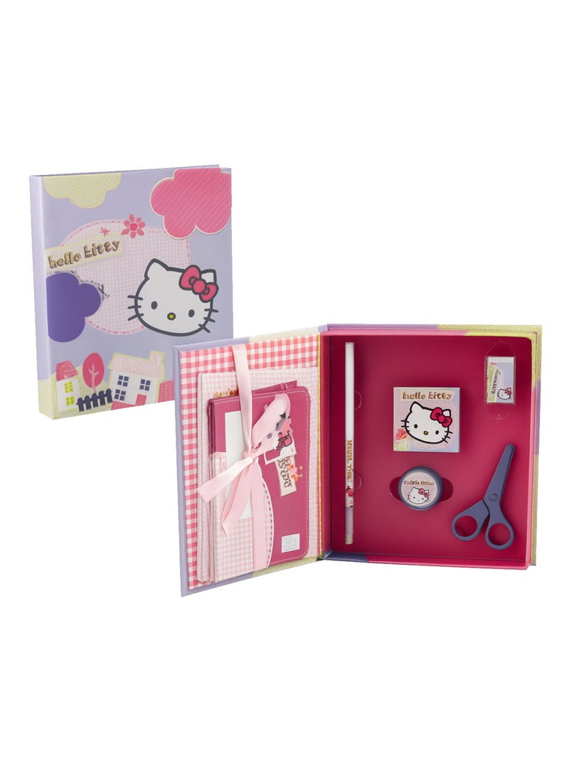 Boite garnie Mini secrétaire Hello Kitty Rose - Kiabi