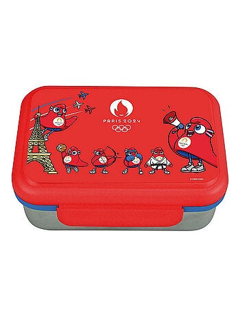 Boite Gouter inox Mascotte Jeux Olympiques 2024