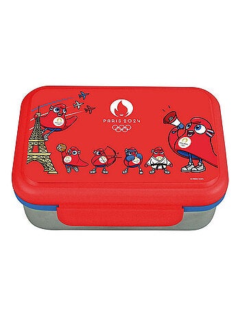 Boite Gouter inox Mascotte Jeux Olympiques 2024