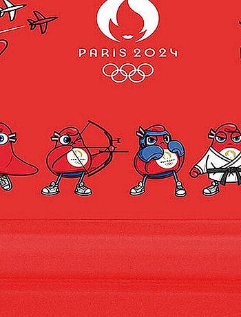 Boite Gouter inox Mascotte Jeux Olympiques 2024