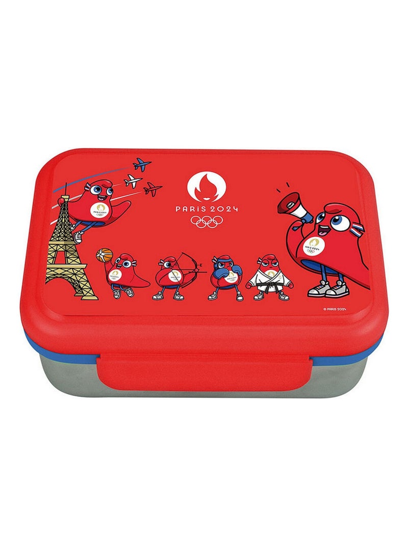 Boite Gouter inox Mascotte Jeux Olympiques 2024 Multicolore - Kiabi