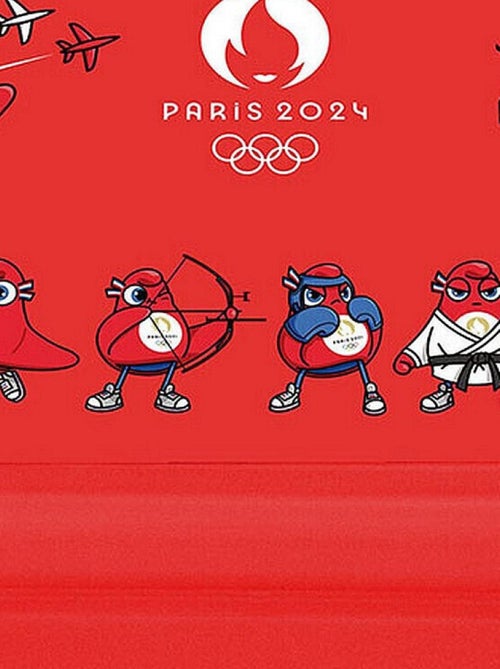 Boite Gouter inox Mascotte Jeux Olympiques 2024 - Kiabi
