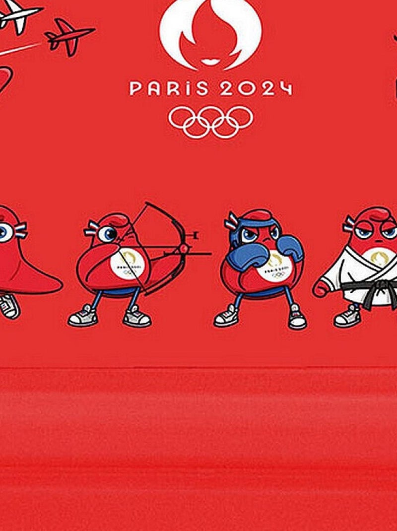 Boite Gouter inox Mascotte Jeux Olympiques 2024 Multicolore - Kiabi