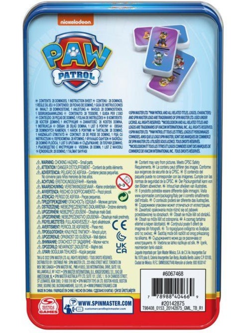 Boite métal dominos 'Pat Patrouille' - Kiabi