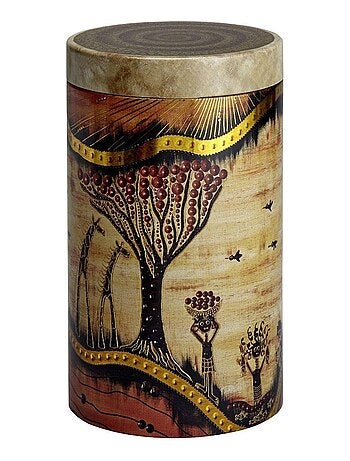 Boite métallique pour le thé