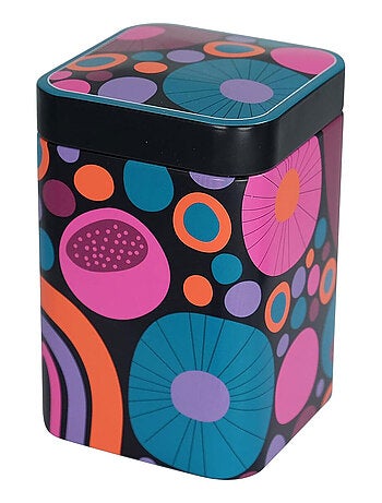 Boite métallique pour le thé ou le café Cheerful