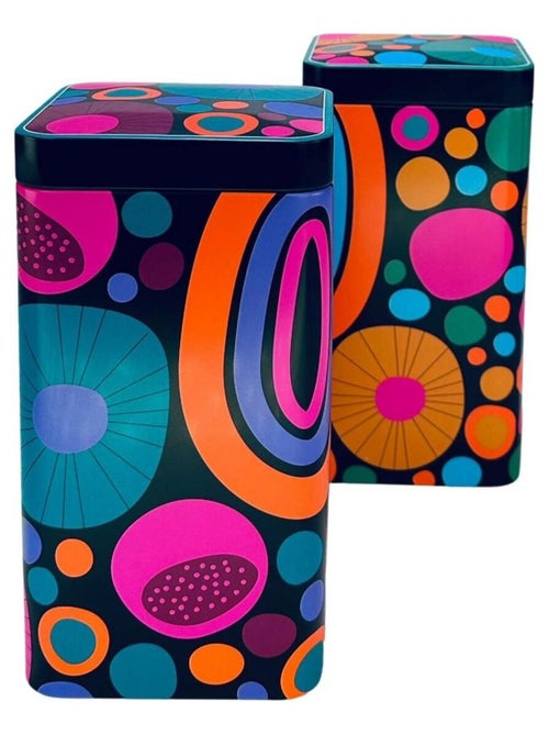 Boite métallique pour le thé ou le café Cheerful - Kiabi