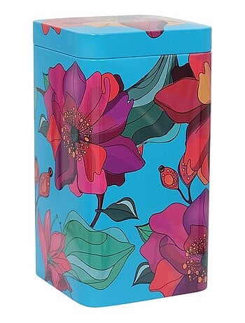 Boite métallique pour le thé ou le café poppy