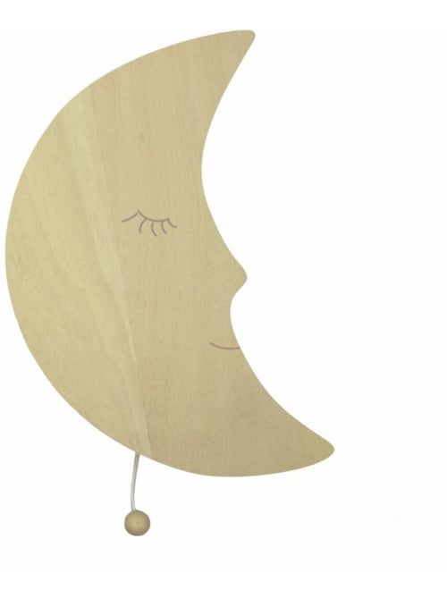 Boite musicale murale lune - Kiabi