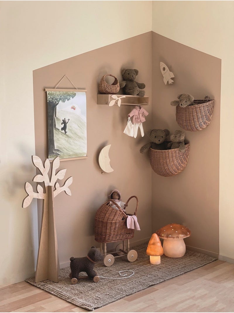 Boite musicale murale lune Beige - Kiabi