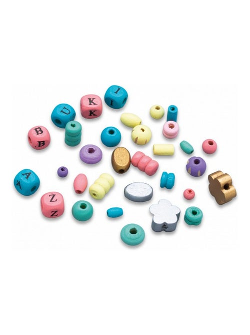 Boîte Perles Bois Couleurs - Buki - Kiabi