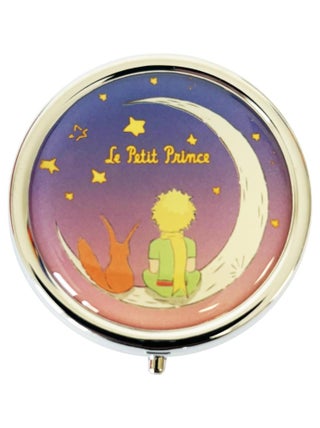 Boite pilulier violette le petit prince