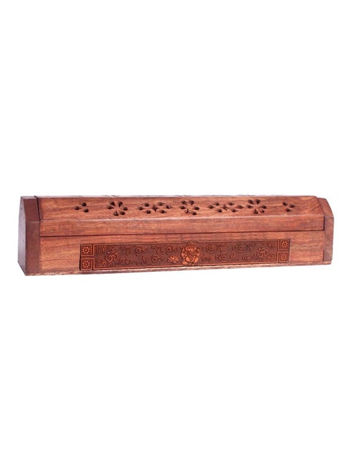 Boite Porte encens en bois motif Ganesh - Kiabi