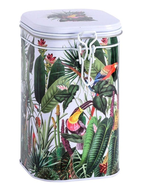 Boite pour le thé motif Rainforest - Kiabi