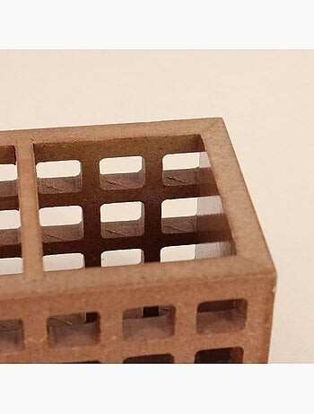 Boite rangement bureau en bois 24cm