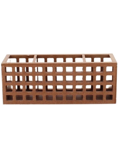 Boite rangement bureau en bois 24cm - Kiabi