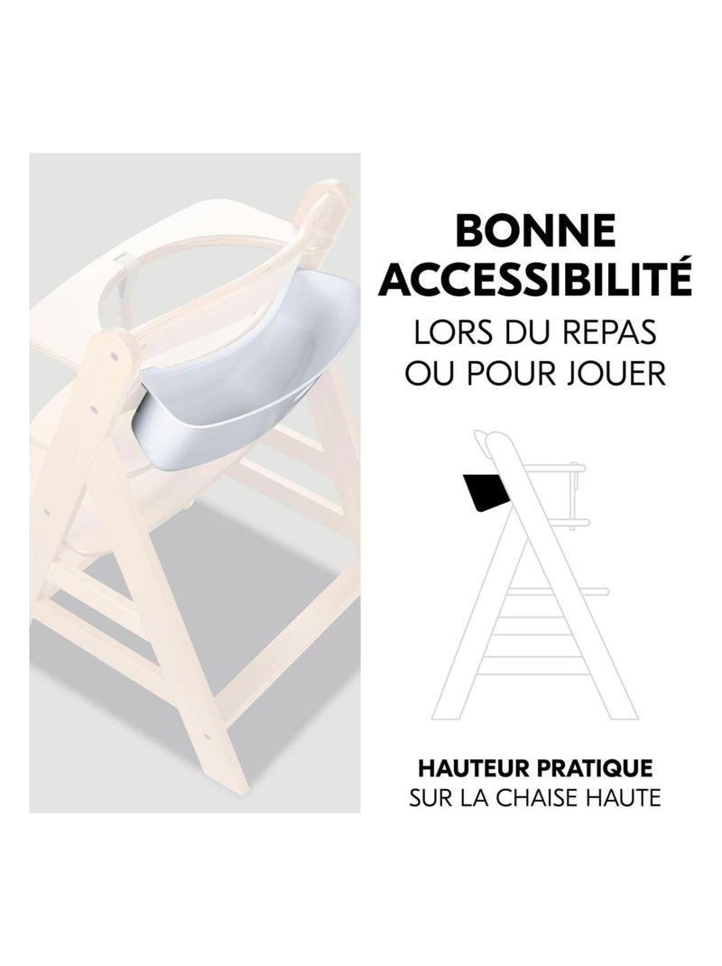 Boite Rangement pour Chaise Haute Bébé Alpha+ Blanc - Kiabi