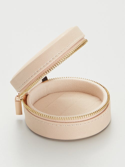 Boite ronde à bijoux - Kiabi