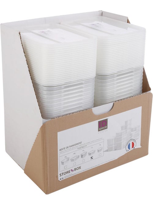 Boîte transparente 11l store n' box - Kiabi
