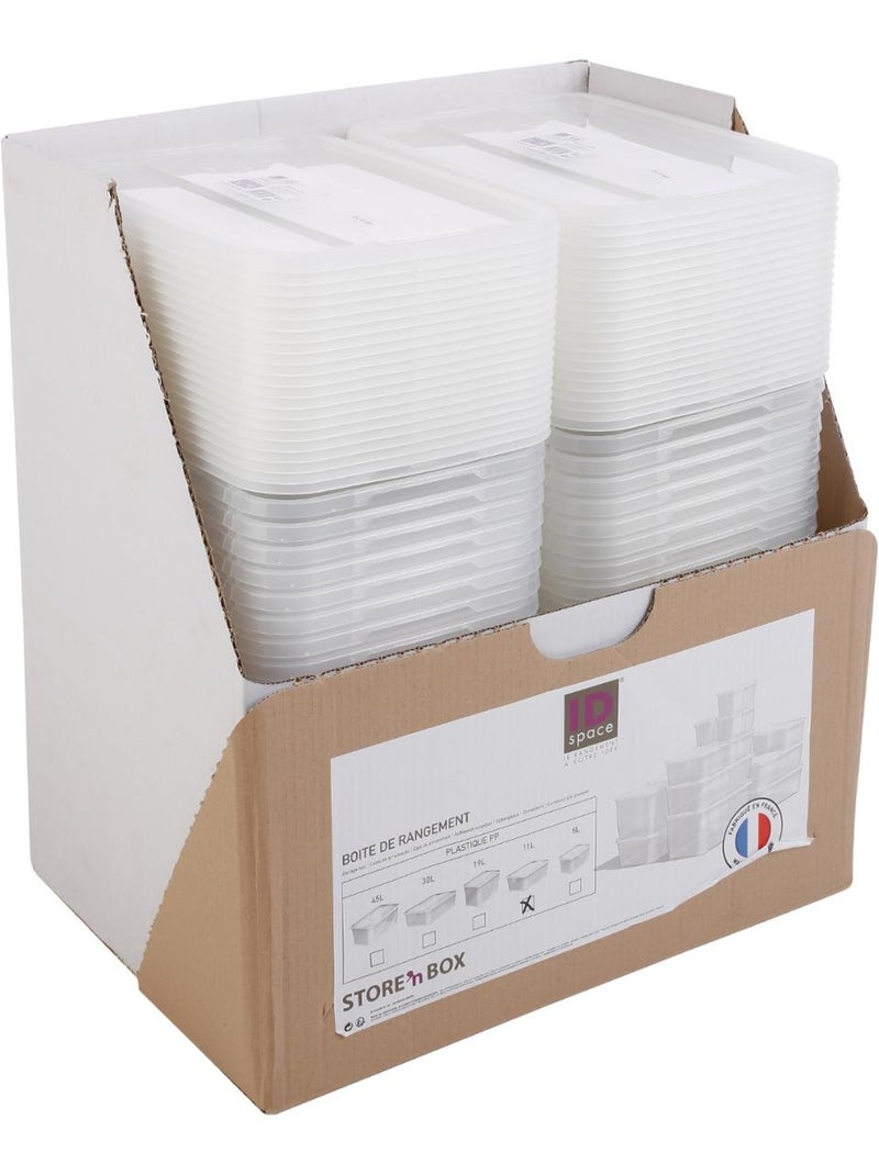 Boîte transparente 11l store n' box Transparent - Kiabi