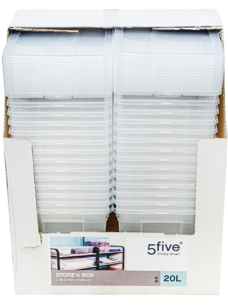 Boîte transparente 20L STORE N' BOX Transparent - Kiabi