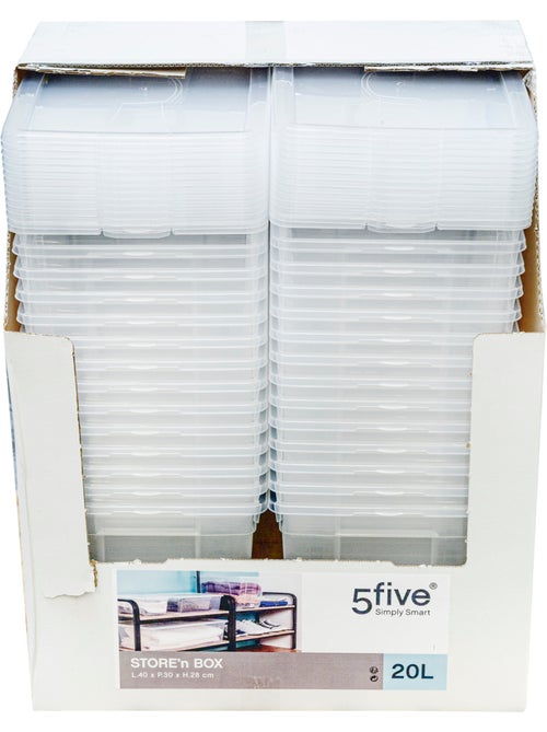Boîte transparente 20L STORE N' BOX - Kiabi