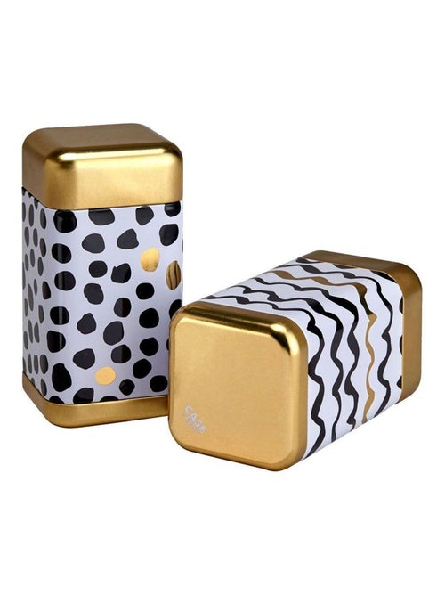 Boîte vagues pour le thé - Kiabi