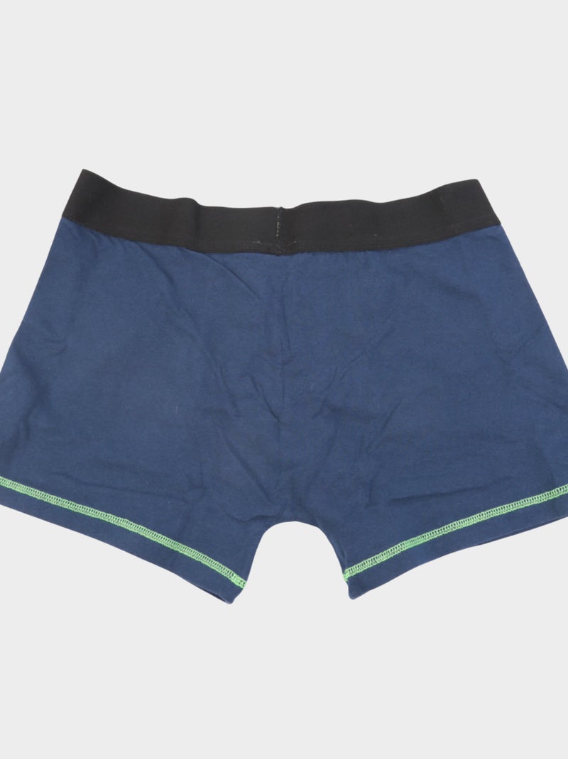 Boites de boxer , lot de 2 couleurs Bleu Gris - Kiabi