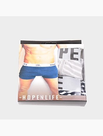 Boites de boxer , lot de 2 couleurs