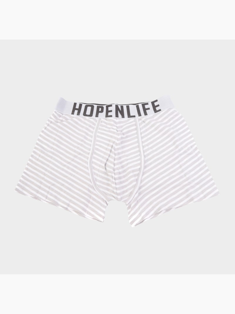 Boites de boxer , lot de 2 couleurs Bleu Gris - Kiabi