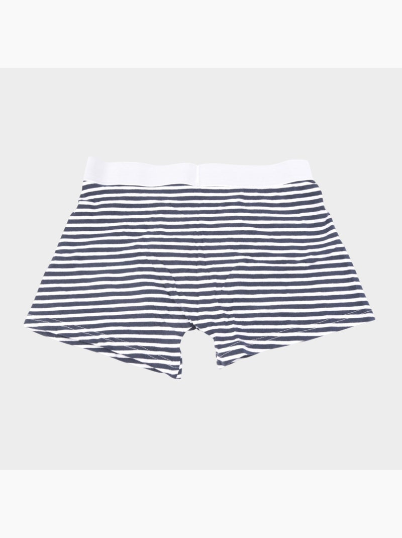 Boites de boxer , lot de 2 couleurs Bleu Gris - Kiabi
