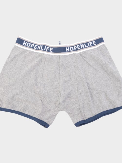 Boites de boxer , lot de 2 couleurs - Kiabi