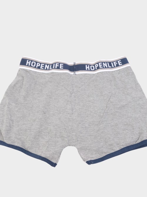 Boites de boxer , lot de 2 couleurs - Kiabi