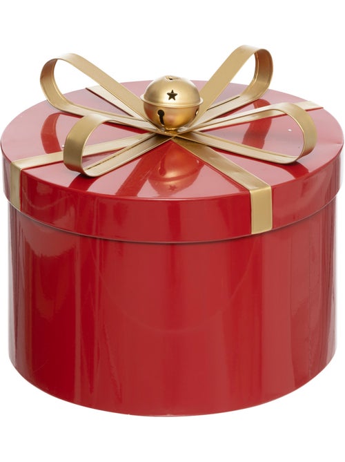 BOITES RONDES METAL ROUGE X3 - Kiabi