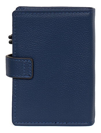 Boîtier portecartes 1 volet Stop RFID Cuir CONFORT