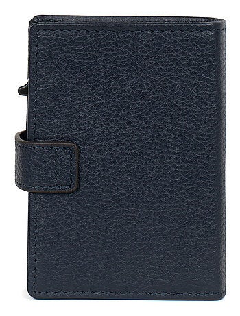 Boîtier portecartes 1 volet Stop RFID Cuir CONFORT