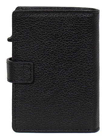 Boîtier portecartes 1 volet Stop RFID Cuir CONFORT
